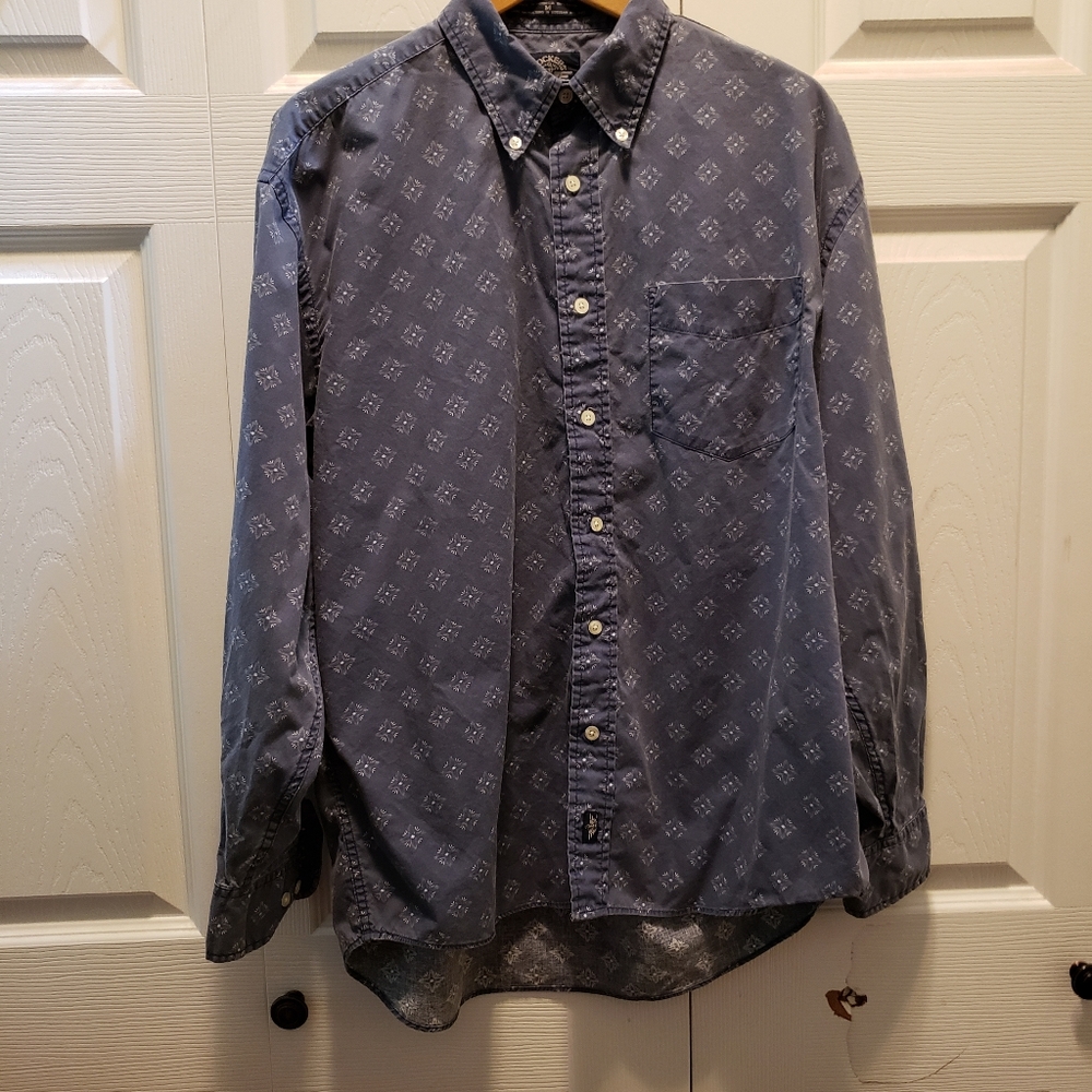 Docker Men's Long Sleeve Scope Back Shirt Size Medium